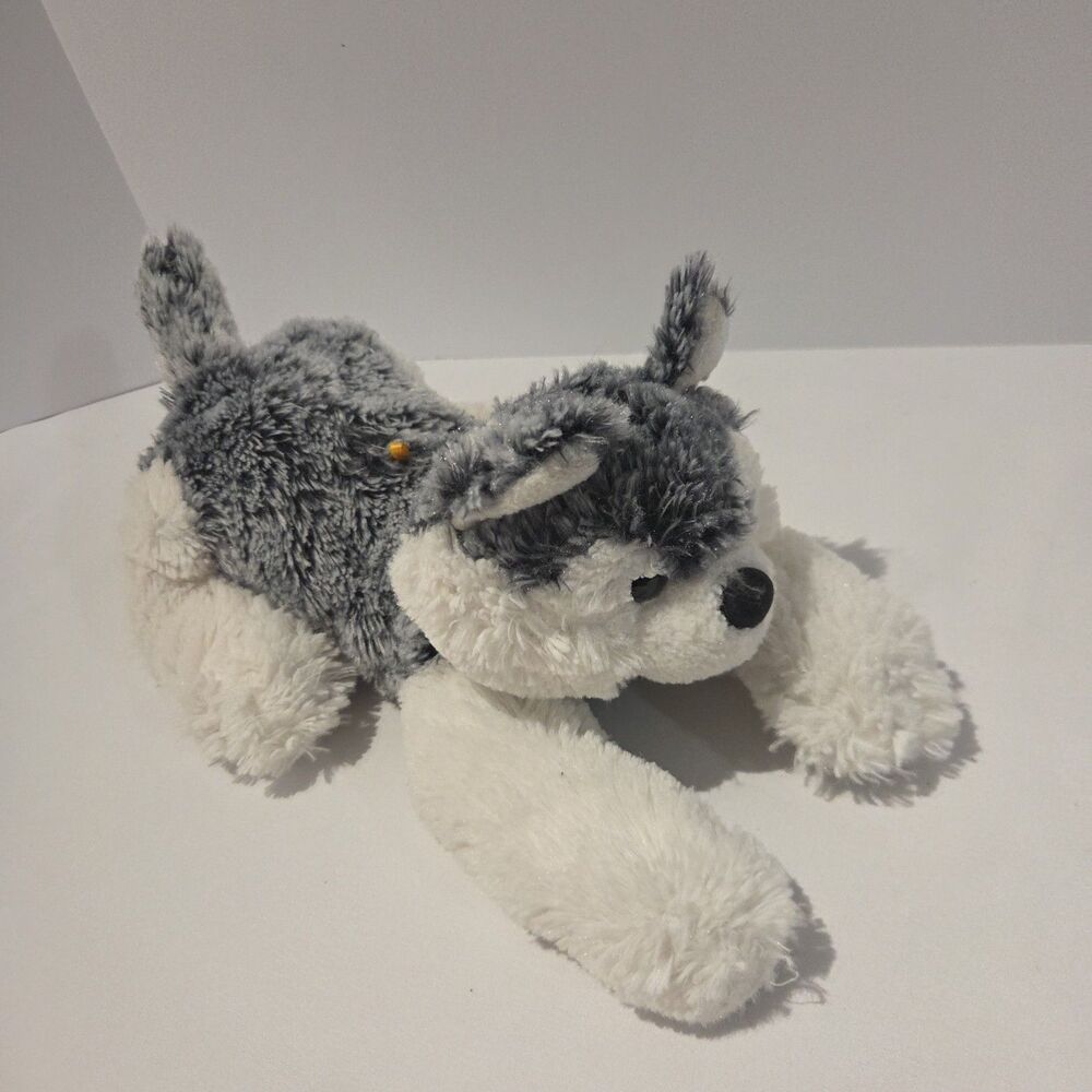 Rhode Island Novelty Plush Husky Dog Stuffed Animal Gray White 14" 2006